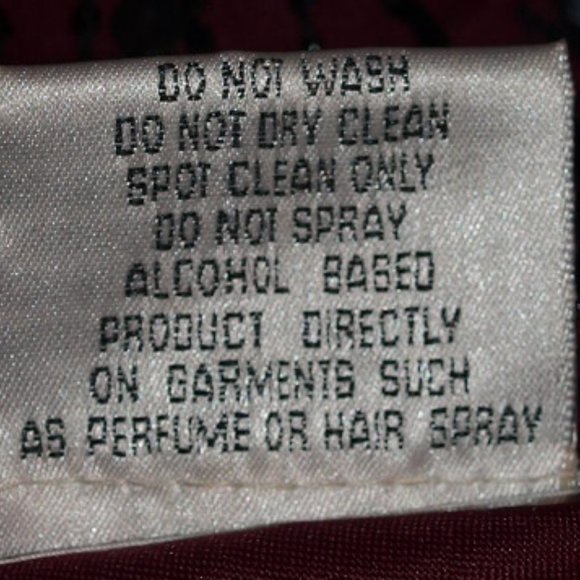 Maroon with Black sequin design Blouse BY STENAY Size S - Picture 5 of 5